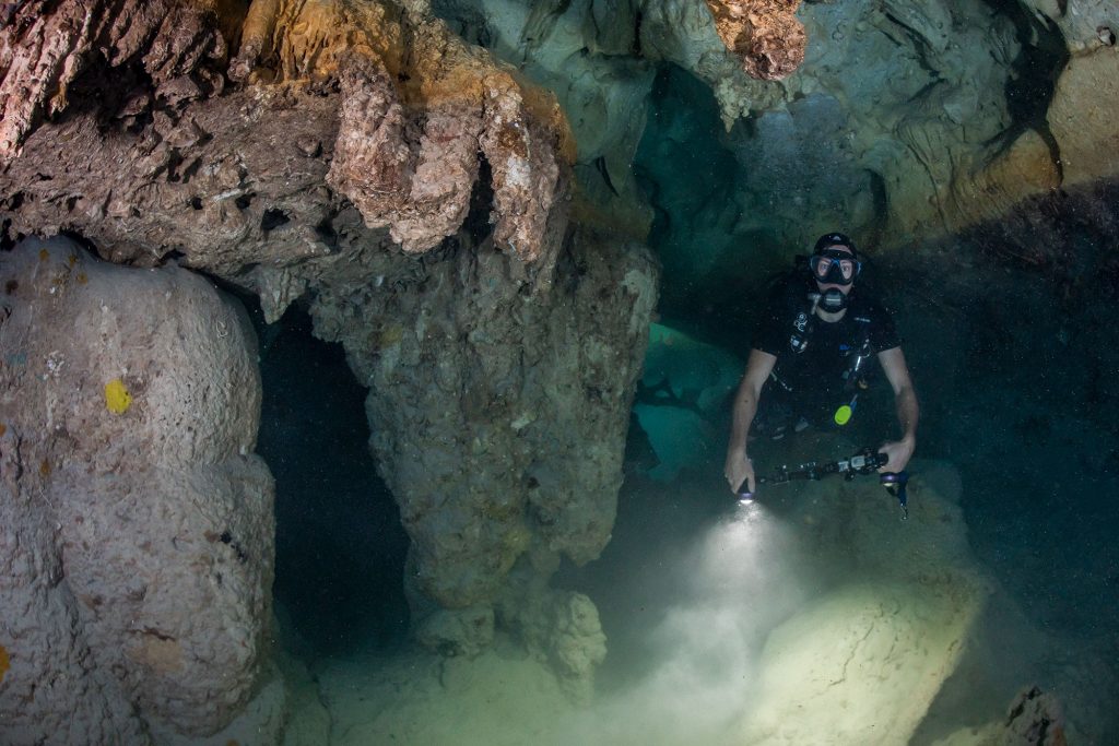 Cave Diving Palau