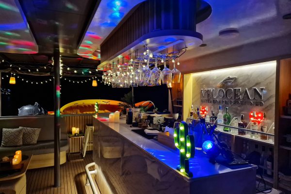 Bar at Velocean Liveaboard